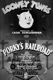 Porky's Railroad (1937) afişi