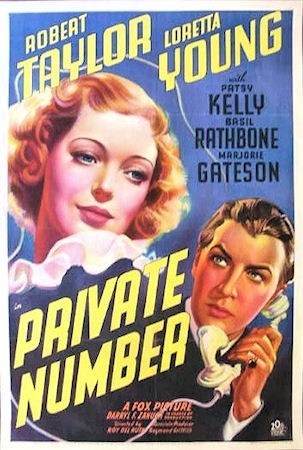 Private Number (1936) afişi Private Number (1936) afişi