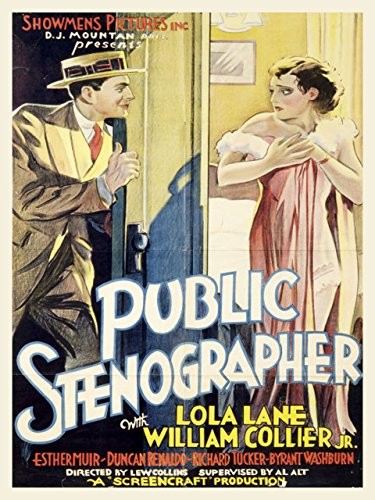 Public Stenographer (1934) afişi Public Stenographer (1934) afişi