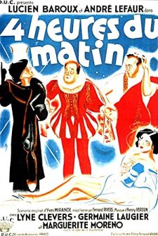 Quatre Heures Du Matin (1938) afişi