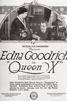 Queen X (1917) afişi