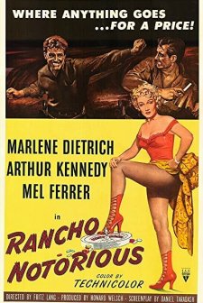 Rancho Notorious (1952) afişi