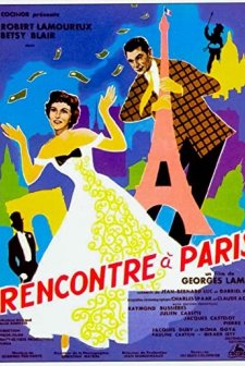 Rencontre à Paris (1956) afişi