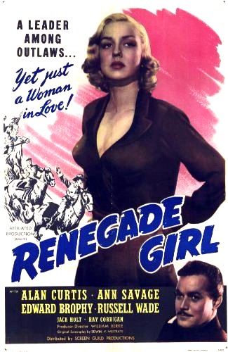 Renegade Girl (1946) afişi Renegade Girl (1946) afişi
