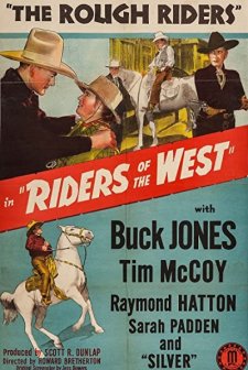 Riders Of The West (1942) afişi