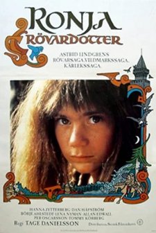 Ronja: Haydut Kızı (1984) afişi