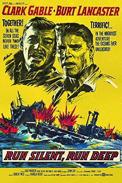 Run Silent, Run Deep (1958) afişi Run Silent, Run Deep (1958) afişi