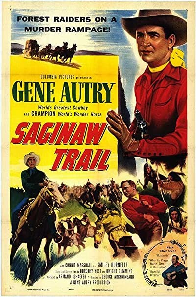 Saginaw Trail (1953) afişi Saginaw Trail (1953) afişi