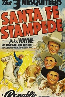 Santa Fe Stampede (1938) afişi