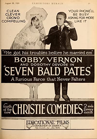 Seven Bald Pates (1920) afişi Seven Bald Pates (1920) afişi