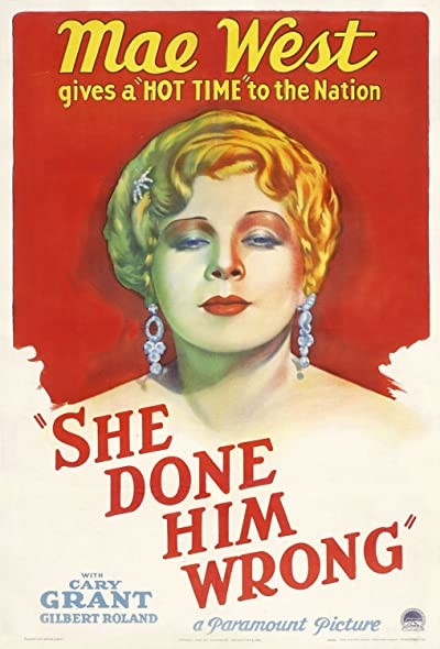 She Done Him Wrong (1933) afişi She Done Him Wrong (1933) afişi