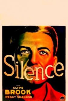 Silence (1931) afişi