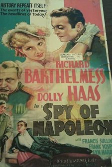 Spy Of Napoleon (1936) afişi