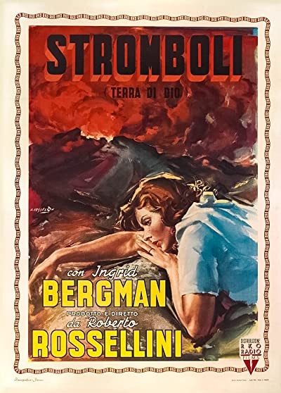 Stromboli (1950) afişi Stromboli (1950) afişi