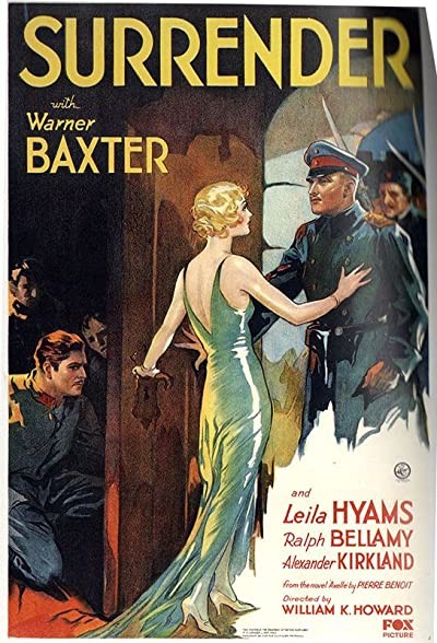 Surrender (1931) afişi Surrender (1931) afişi