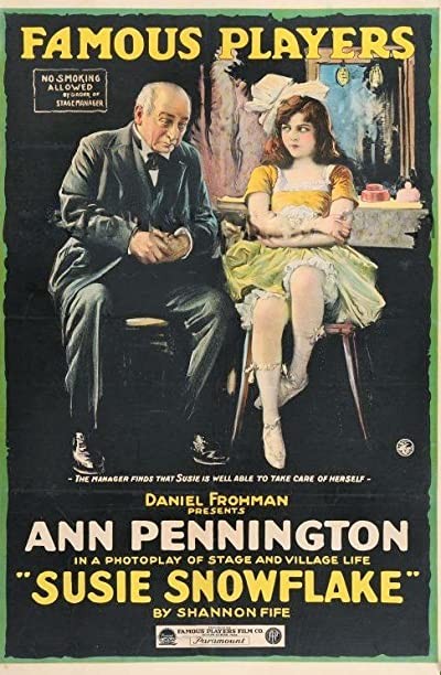 Susie Snowflake (1916) afişi Susie Snowflake (1916) afişi