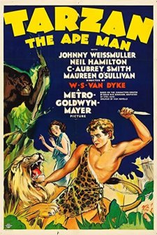 Tarzan The Ape Man (1932) afişi