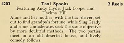 Taxi Spooks (1929) afişi Taxi Spooks (1929) afişi