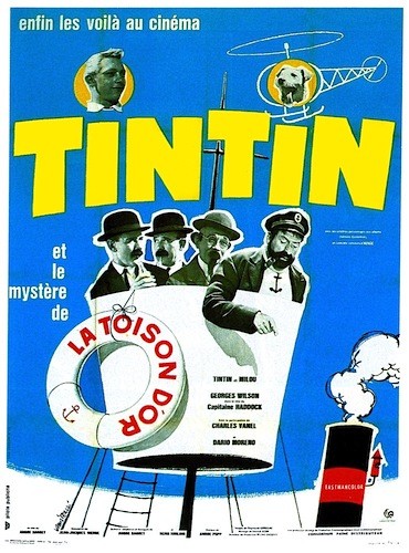 Tenten Ve Altın Post (1961) afişi Tenten Ve Altın Post (1961) afişi