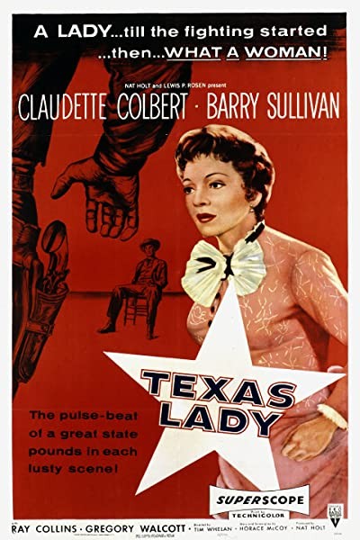 Texas Lady (1955) afişi Texas Lady (1955) afişi