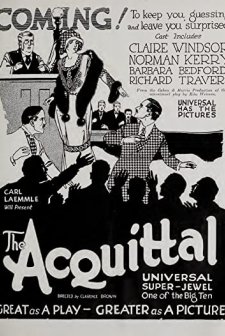 The Acquittal (1923) afişi