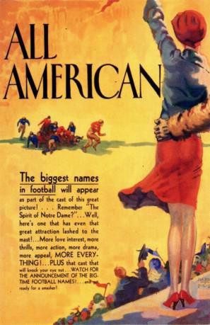 The All-american (1932) afişi The All-american (1932) afişi