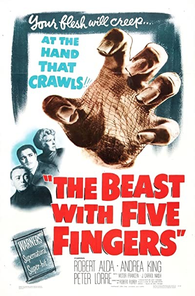 The Beast With Five Fingers (1946) afişi The Beast With Five Fingers (1946) afişi
