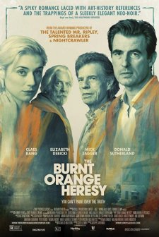 The Burnt Orange Heresy (2019) afişi