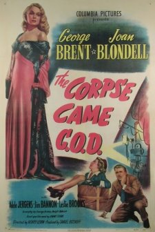 The Corpse Came C.o.d. (1947) afişi