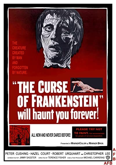 The Curse Of Frankenstein (1957) afişi The Curse Of Frankenstein (1957) afişi