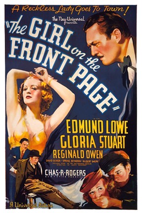 The Girl on the Front Page (1936) afişi The Girl on the Front Page (1936) afişi