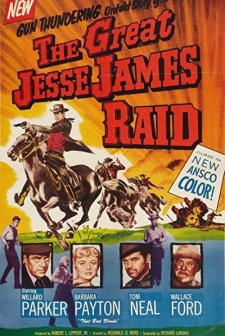 The Great Jesse James Raid (1953) afişi