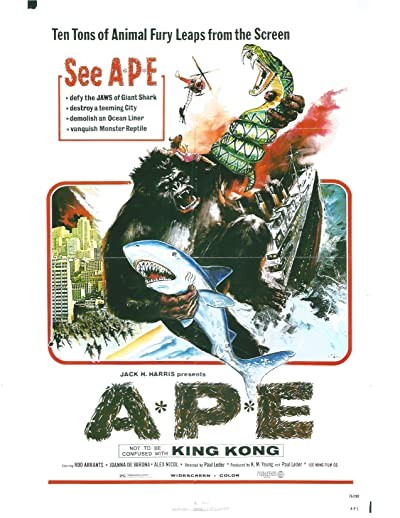 The King Ape (1976) afişi The King Ape (1976) afişi