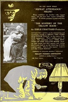 The Mystery Of The Yellow Room (1919) afişi