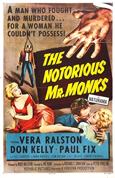 The Notorious Mr. Monks (1958) afişi The Notorious Mr. Monks (1958) afişi