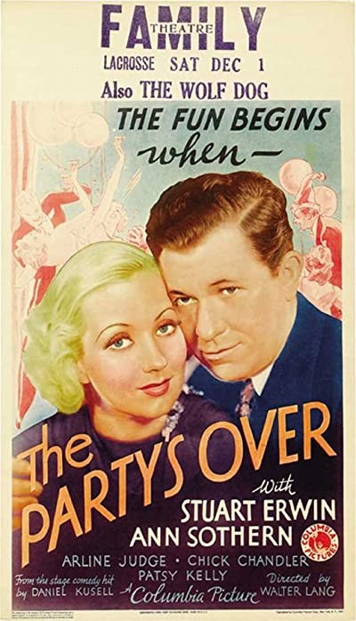 The Party's Over (1934) afişi The Party's Over (1934) afişi