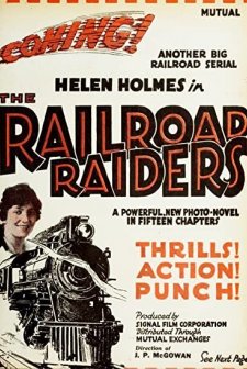 The Railroad Raiders (1917) afişi