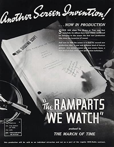 The Ramparts We Watch (1940) afişi The Ramparts We Watch (1940) afişi