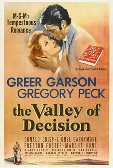 The Valley Of Decision (1945) afişi
