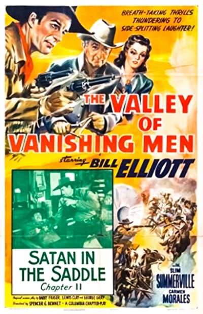 The Valley Of Vanishing Men (1942) afişi The Valley Of Vanishing Men (1942) afişi