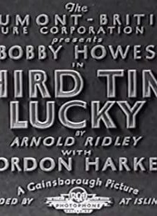 Third Time Lucky (1931) afişi
