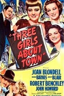 Three Girls About Town (1941) afişi