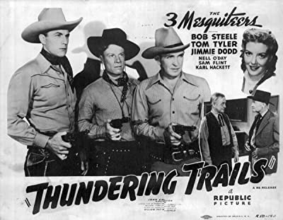 Thundering Trails (1943) afişi Thundering Trails (1943) afişi