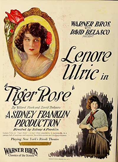 Tiger Rose (1923) afişi Tiger Rose (1923) afişi