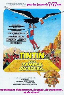 Tintin et le temple du soleil (1969) afişi
