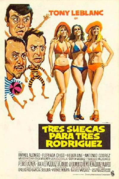 Tres Suecas Para Tres Rodríguez (1975) afişi Tres Suecas Para Tres Rodríguez (1975) afişi