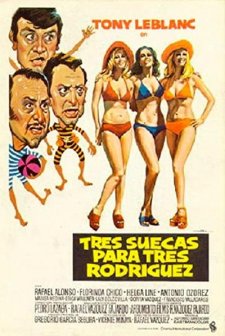 Tres Suecas Para Tres Rodríguez (1975) afişi