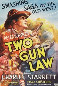 Two Gun Law (1937) afişi