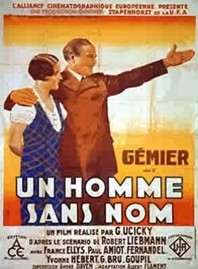 Un Homme Sans Nom (1932) afişi Un Homme Sans Nom (1932) afişi