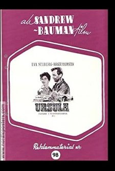 Ursula - Flickan I Finnskogarna (1953) afişi